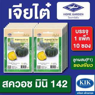 เมล็ดพันธุ์ ผักซอง เจียไต๋ CT25 ฟักทองสควอชมินิ 142 บรรจุแพ็…