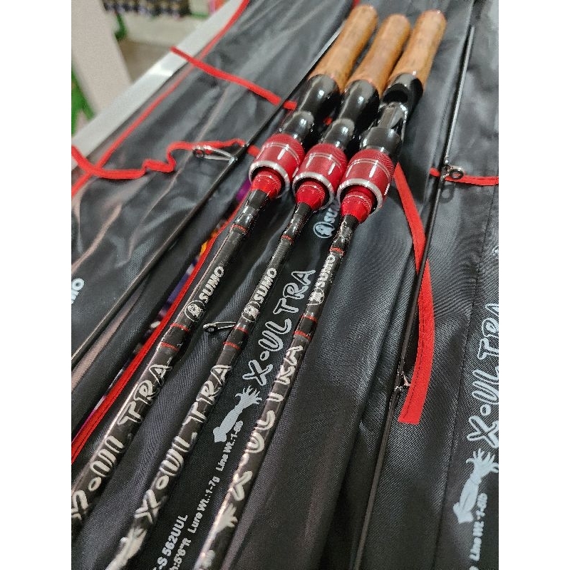คันSUMO X-ULTRA เวท1-6LB ปลายโซลิด ด้ามก็อกแท้ 3A