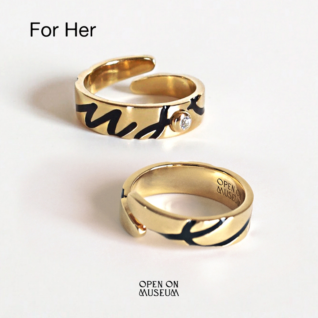 [Open on Museum] Our.Us.Ring For Her - Couple Ring แหวนเงินแท้สำหรับผู้หญิง-แหวนคู่