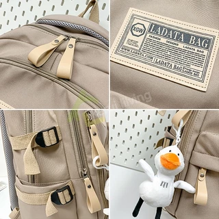 Allsking กระเป๋าสะพายหลัง ขนาด 44 x 13 x 28 cm กระเป๋าเป้กันน้ำ สําหรับนักเรียนผู้ชาย และผู้หญิง มี 3 สีให้เลือก