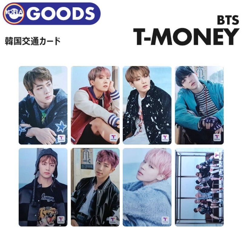 มีสินค้าพร้อมส่ง!! บัตร T-Money ☆ BTS ⭐️ ใช้งานได้จริง สำหรับใช้เดินทางในประเทศเกาหลี เท่านั้นนะคะ