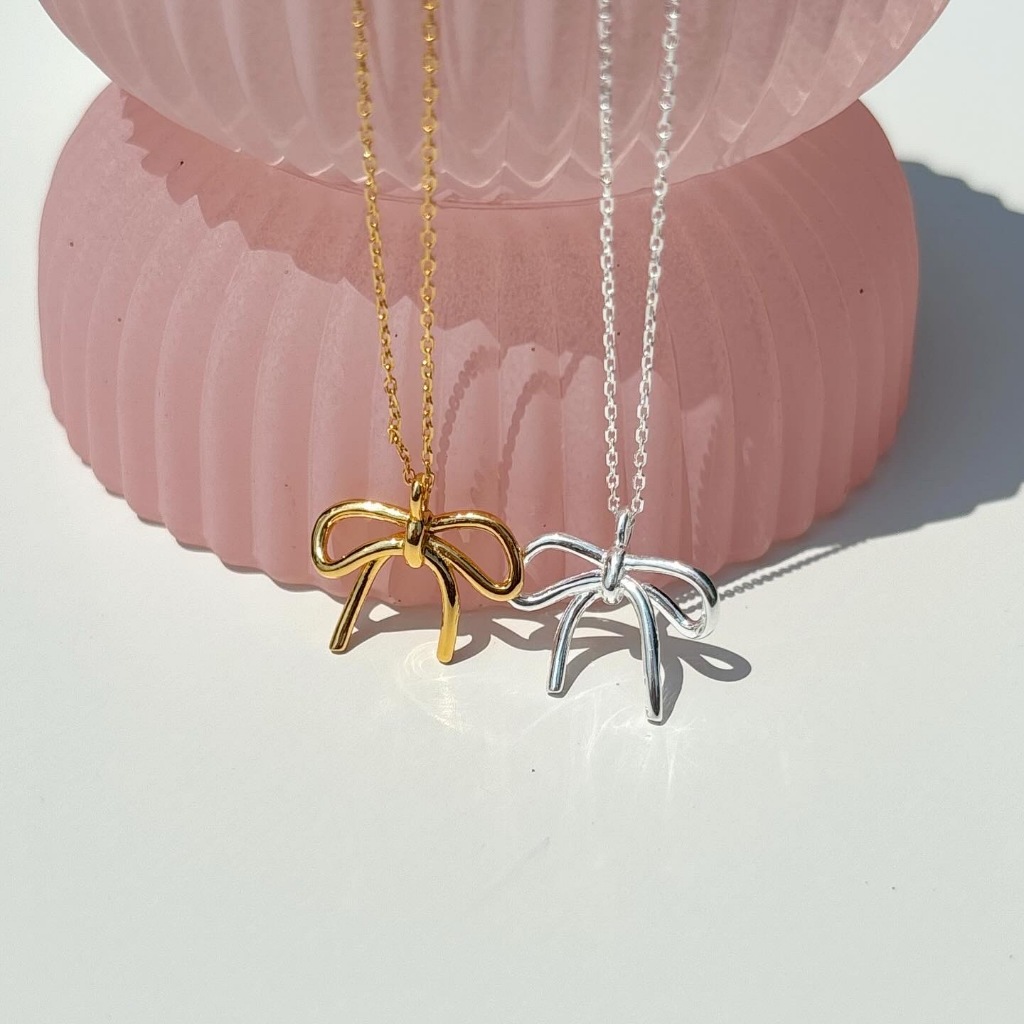 play.palette - S925 Bold ribbon necklace