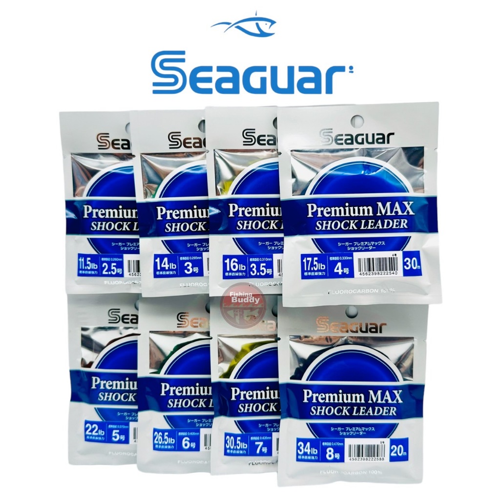 สายฟูโล สายช็อคลีด SEAGUAR PREMIUM MAX SHOCKLEADER MADE IN JAPAN ของแท้ 100%