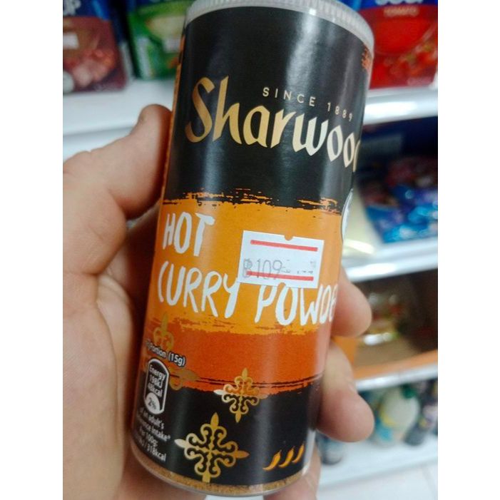 SHARWOODS Hot Curry Powder 100g INDIAN FOOD * UK IMPORT *