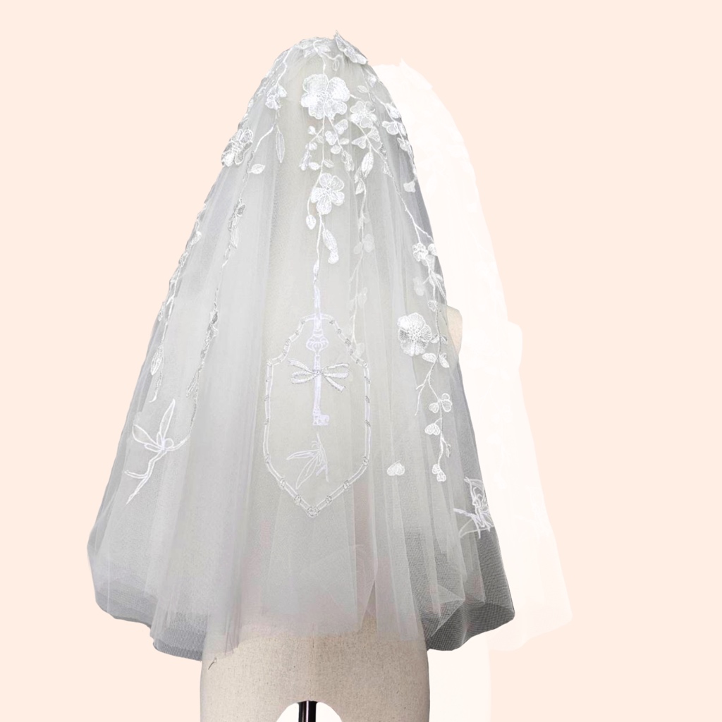 เวลเจ้าสาว แบบ Fairy Garden (F0102)