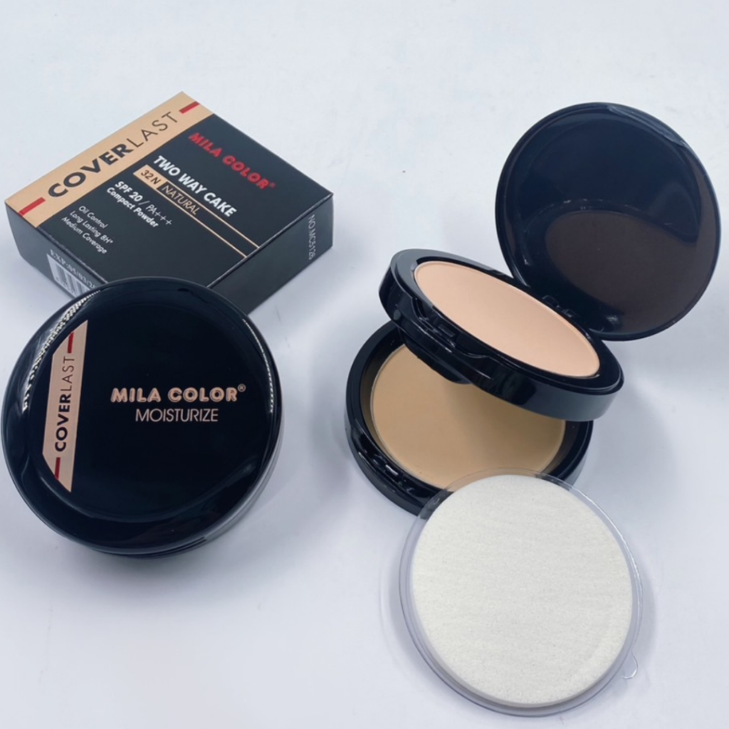 MC5126 แป้งพัฟ MILA COLOR SPF20pa+++ แป้งพัฟ2ชั้น ปกปิดได้ดี เนื้อบางเบา