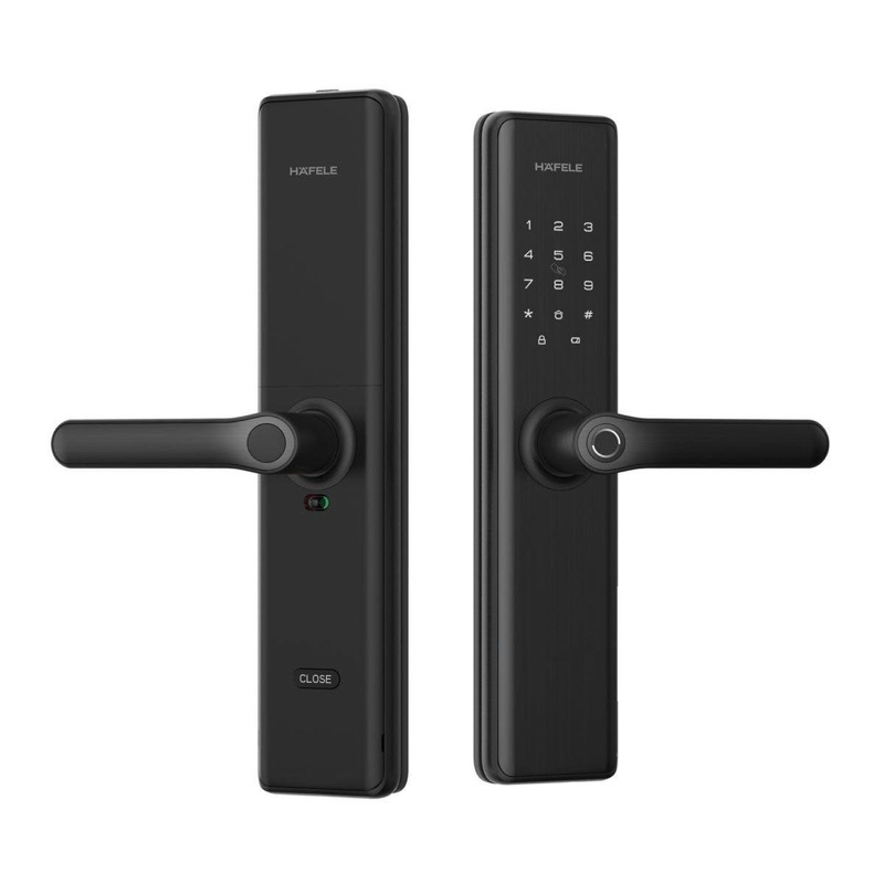 HAFELE ล็อคดิจิตอลแสกนนิ้วมือ DL7600 สามารถเปิดล้อคได้ 5 วิธี