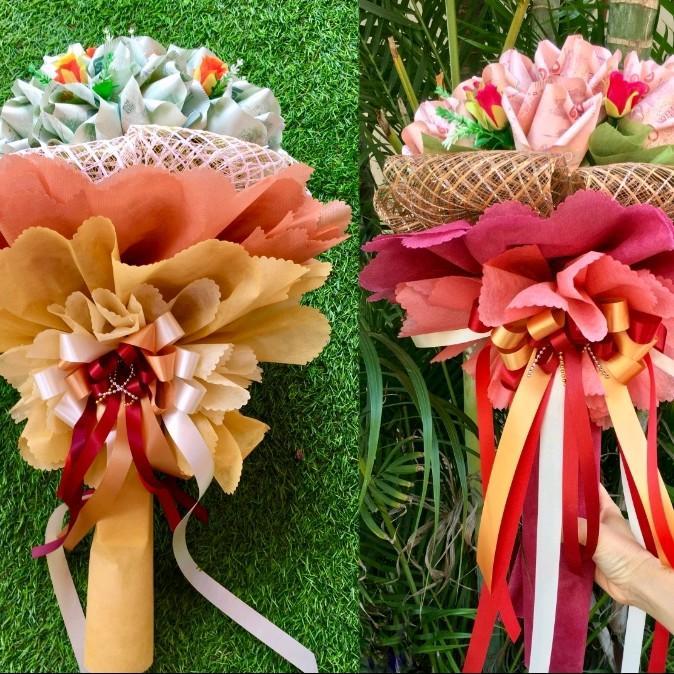 [1 ชิ้น] โบว์ผูกช่อดอกไม้ แบบไซส์ใหญ่ งานปราณีตงดงาม สำหรับตกแต่งของขวัญ ช่อดอกไม้รับปริญญา - รูปที่ 3