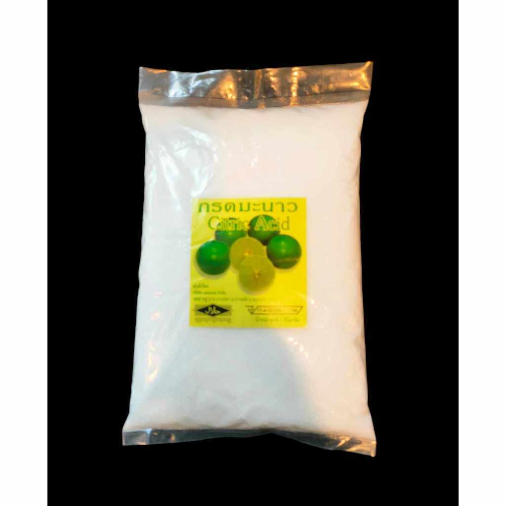 กรดมะนาว กรดซิทริก Citric Acid ( วัตถุเจือปนอาหาร ) กดมะนาว กรดซิตริก ขนาด 1 กิโลกรัม