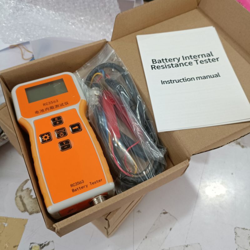 RC3563 battery Tester ความต้านทาน 1.5v 3.1v 3.2v  3.7v 4.2v 100v 0-200โอห์ม ลิเธียมไอออน ลิเทียมฟอสเ