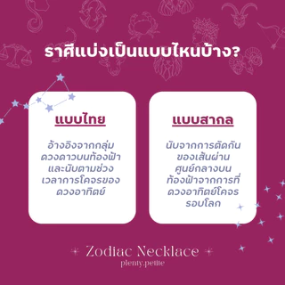 Petite Zodiac Necklace สร้อยคอชาร์มราศี
