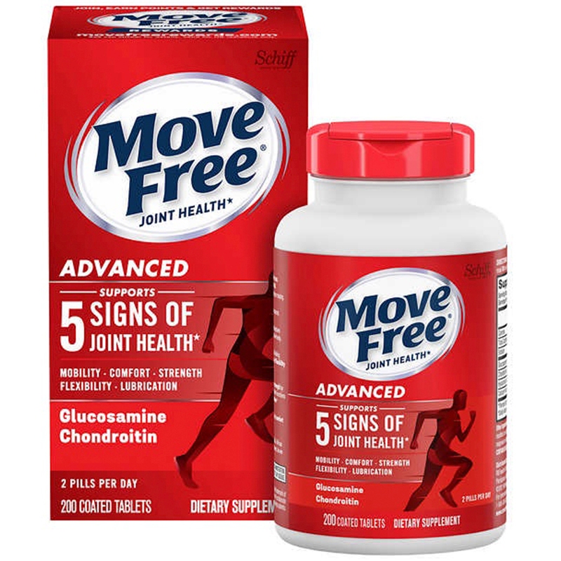 (🔥ของแท้ 100%) Schiff Move free Advanced 200 เม็ด  Joint Health ส่งไว ส่งฟรี!!!