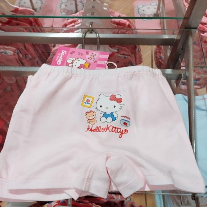 SANRIO กางเกงขาสั้นเด็กหญิงสีชมพู