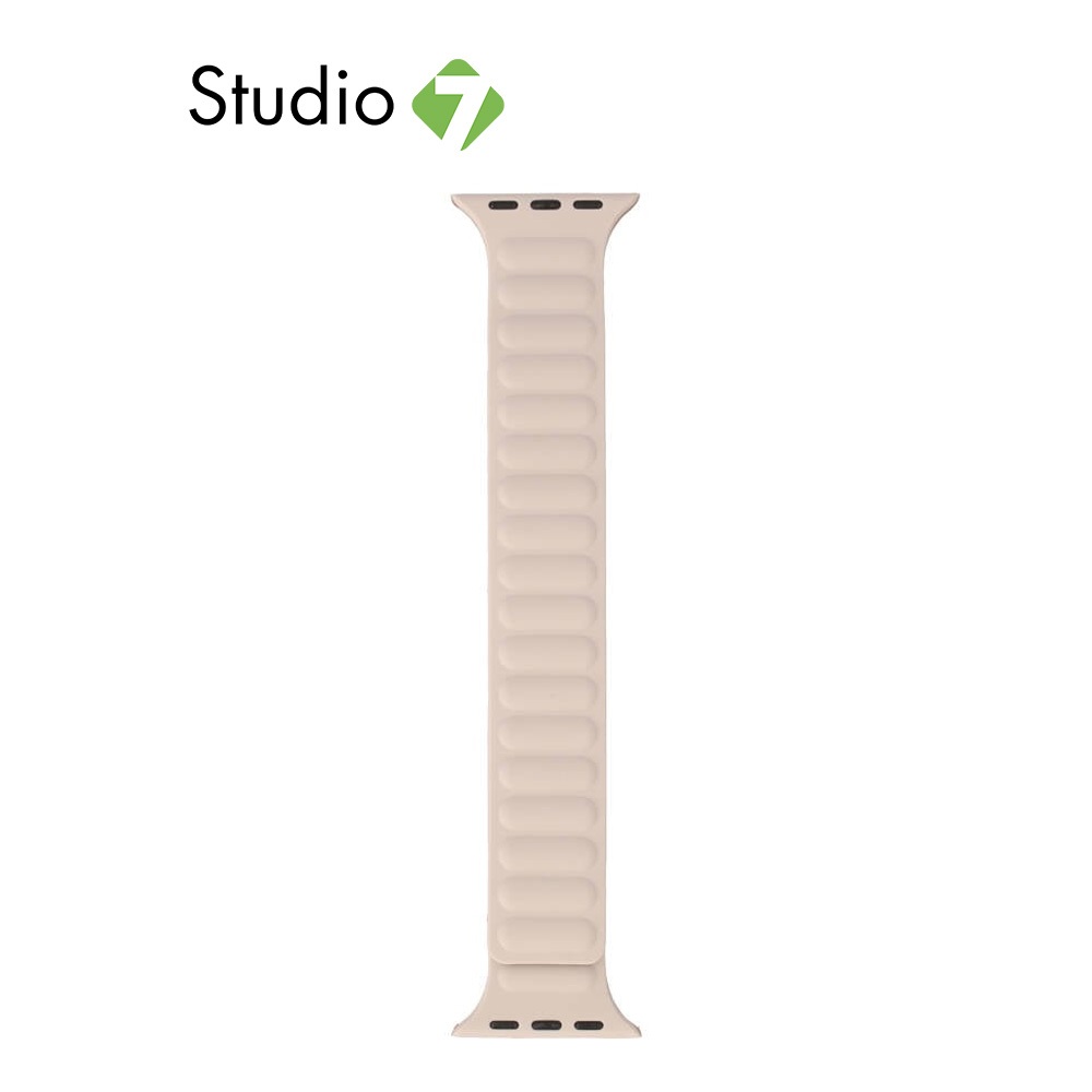 Blue Box สาย Apple Watch Strap Series 6,7,8,9,SE1,SE2 Leather Link Cream By Studio7