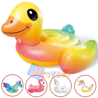Intex Duck แพเป็ด รุ่น 57556 ขนาด 147*147*81 cm แพยาง แพนอน แพเป่าลม แพเป็ด
