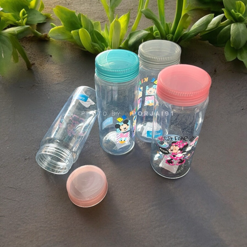 กระบอกน้ำ กระบอกใส่น้ำ ขวดน้ำ ขวดใส่น้ำ วี-โอ 600 ml. ฟูฟู #2022-1DN (ฝาคละสี คละลาย)