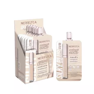 Merrez'ca Silky Blur Liquid Concealer 5 ml.เมอเรซก้า ซิลกี้ เบลอ ลิควิด คอนซีลเลอร์ (1ซอง)