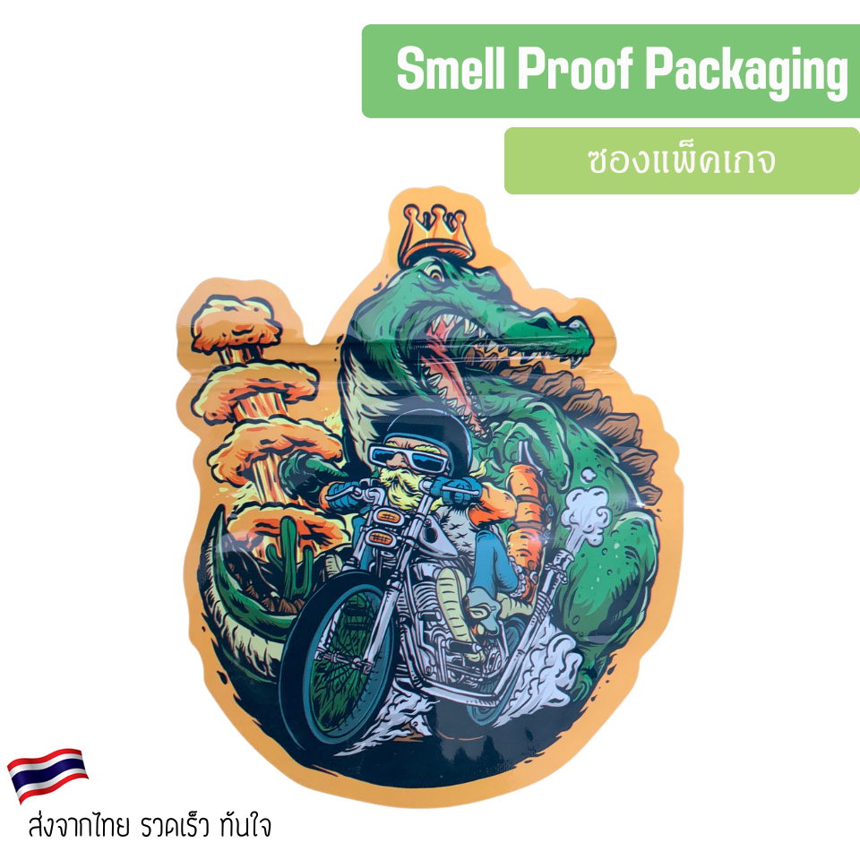 [คละลาย] ซอง แพ็คเกจ สำหรับสมุนไพร ขนาด 3.5g Smell Proof Packaging มีลายให้เลือกมากมาย ลายการ์ตูน ริ