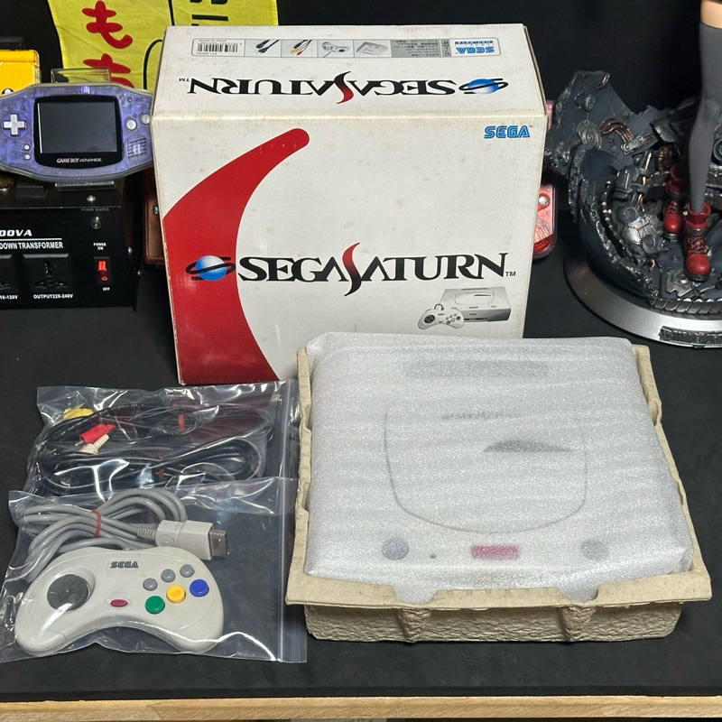 เครื่อง SEGA SATURN [ HST-0019 ] สีขาว แท้เดิมญี่ปุ่น