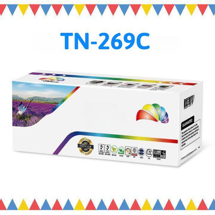 หมึกเลเซอร์ เทียบเท่า Brother TN-269C สีฟ้า Brother HL-L3220CW/L3220CDW/L3240CDW/L8240CDW/MFC-L8340C