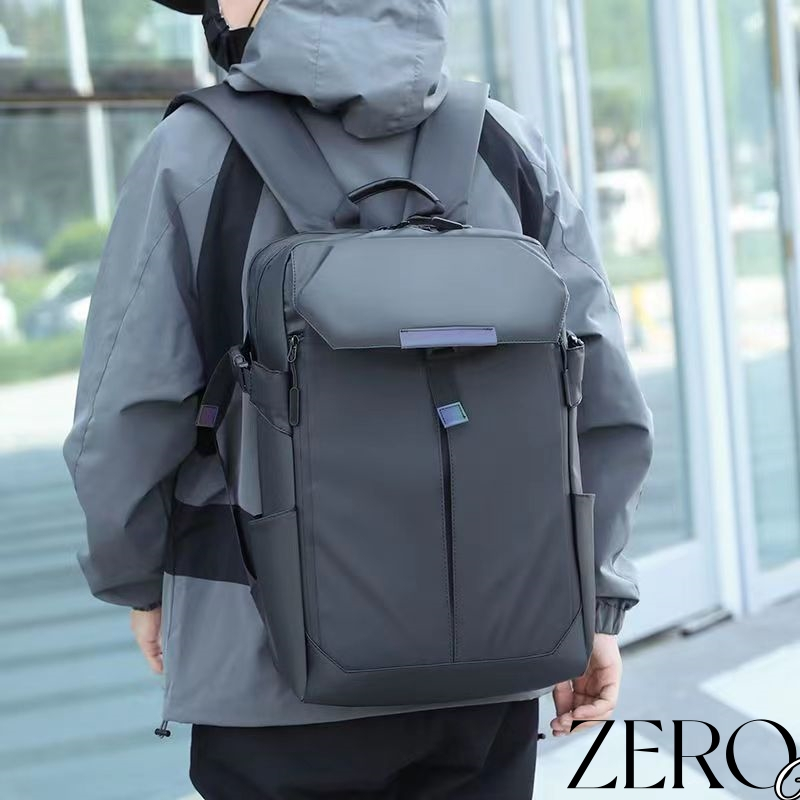 พร้อมส่ง กระเป๋าเป้ผู้ชาย กันน้ำ สุดเท่ จุของได้เยอะขยายได้