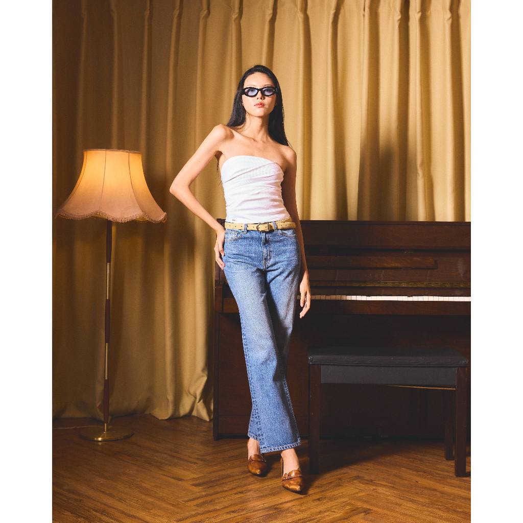 TGDA.CO - กางเกงยีนส์ Body Girl รุ่น Oslo Barrel Jeans (พร้อมส่ง)