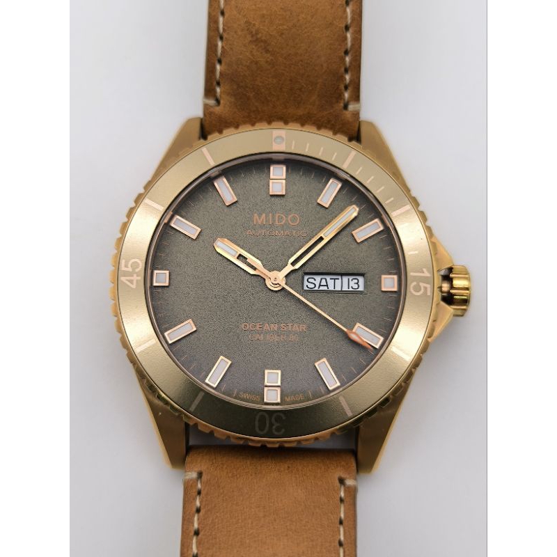 (มือสอง) นาฬิกา MIDO OCEAN STAR 200 รุ่น M026.430.36.091.00 หน้าปัดเขียวเหนี่ยวทรัพย์