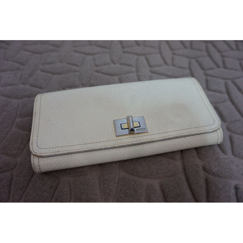 ส่งต่อ กระเป๋าสตางค์ยาว แบรนด์เนม Emilio Pucci แท้