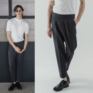 BARON THOMAS Trousers [Signature series] กางเกงขากระบอกตรงเอวสูง