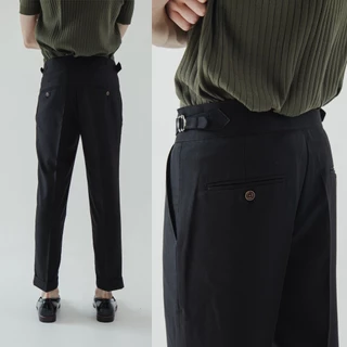 BARON THOMAS Trousers [Signature series] กางเกงขากระบอกตรงเอวสูง