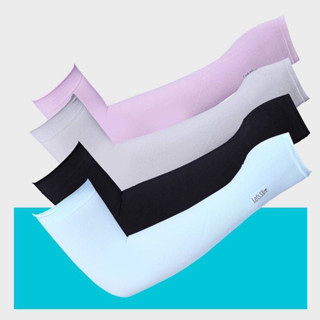 ขายส่ง ปลอกแขนกัน UV 12คู่ ปลอกแขนกันแดด ปลอกแขนแบบสวมที่นิ้…
