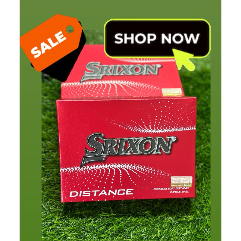 Srixon distance ลูกกอล์ฟ Srixon distance ( 1 กล่อง 12 ลูก)