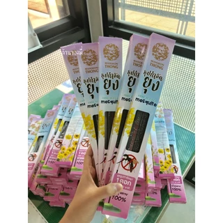 [พร้อมส่ง] ธูปไล่ยุงสมุนไพร (30 ก้าน) ปลอดภัยต่อเด็กและสัตว์เลี้ยง ควันน้อย [ส่งไว/มีของแถม]