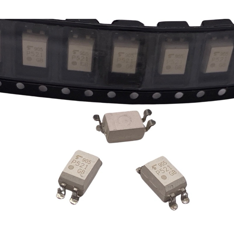 ใหม่  TLP521 P521  521 Optocoupler เอาท์พุททรานซิสเตอร์DIP-8 เดิมแท้
