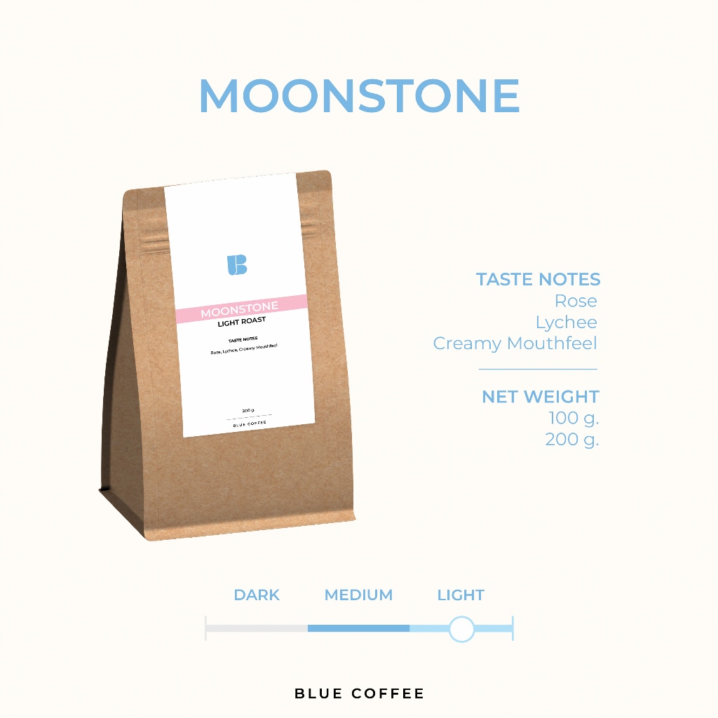 เมล็ดกาแฟ คั่วอ่อน - Moonstone