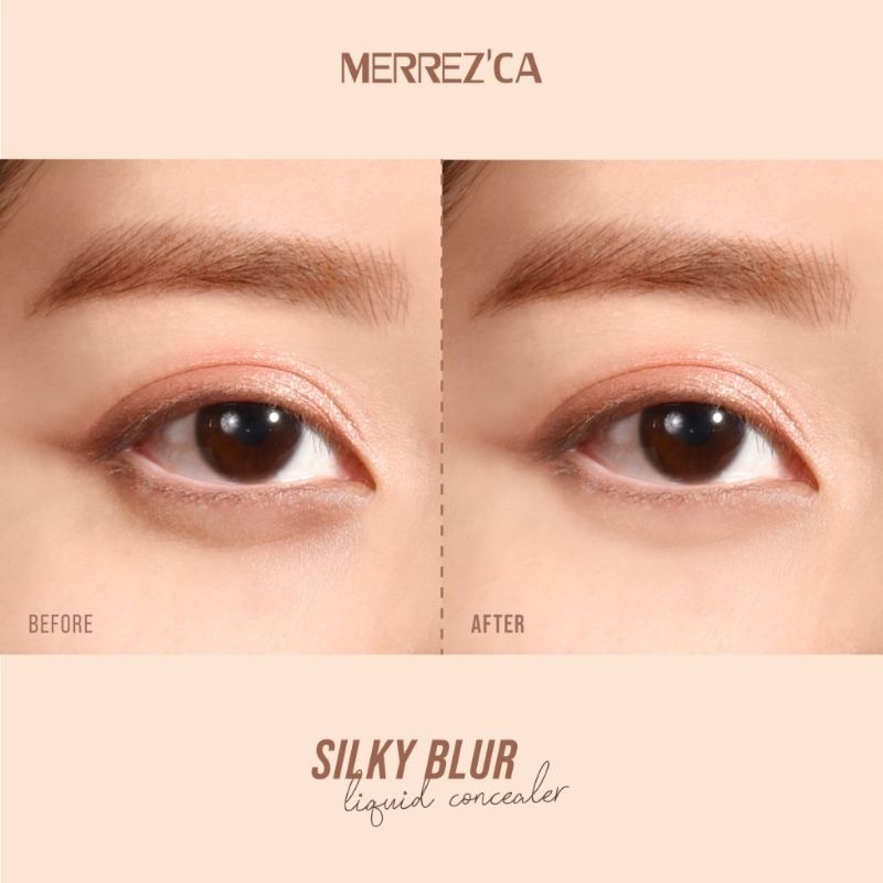 ส่งฟรี/มีไลฟ์ (1ซอง) MERREZCA คอนซีลเลอร์ เมอร์เรซกา Silky Blur Liquid Concealer Color 5 มล. - รูปที่ 3