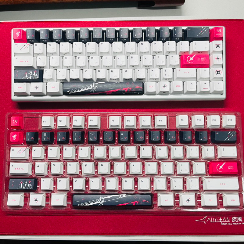 (พร้อมส่งในไทย) Yuki aim katana Keycap คีย์เเคป (Yuki aim polar65 keyboard)(ทักเเชทลดได้อีก)