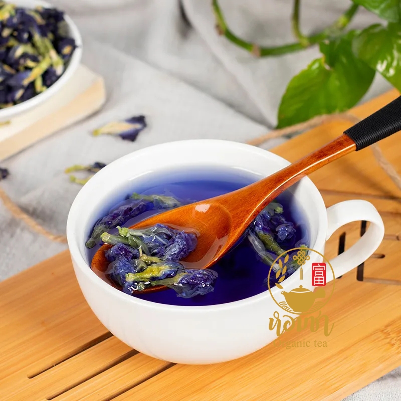 ดอกอัญชัน ออแกนิค ดอกอัญชันอบแห้ง บำรุงโลหิต สลายลิ่มเลือด ลดน้ำตาล Organic Dried Butterfly Pea Flower - รูปที่ 2