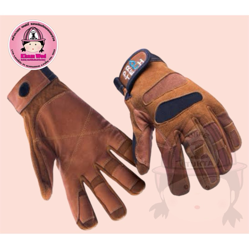 💖คร่ำหวอดเซฟตี้ Protech8 Rope K ถุงมือโรยตัว Pro-Tech8🇹🇭จัดส่งจากไทย🇹🇭