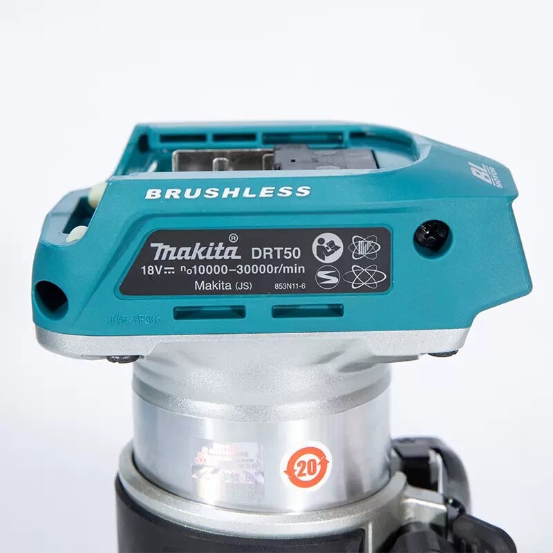 (ของแท้ 100%) Makita DRT50 ที่กันจอน แบตเตอรี่ลิเธียม 6.0Ah 18V brushless มัลติฟังก์ชั่น แบบชาร์จมือถืองานไม้ ราคา ถูกที่สุด ดีลบีเคเค แกลเลอรีภาพที่ 5