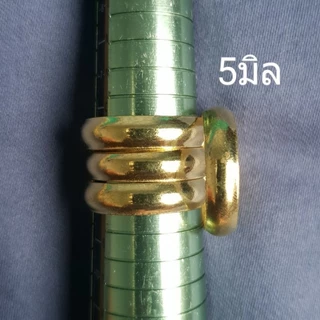 แหวนทองเหลืองแท้มีทุกมิล แหวนเกลี้ยง แหวนปลอกมีด ไม่ได้ชุบทอง โปรดอ่านรายละเอียดก่อนสั่งซื้อ