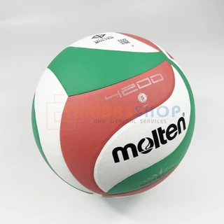 [ของแท้ 100%] ลูกวอลเล่ย์ Molten V5M4200 หนังไม่ดูดซับน้ำ ลูกวอลเลย์บอลหนัง PU เบอร์5