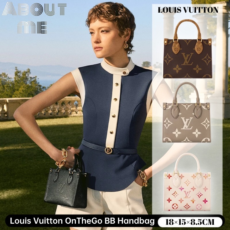 New product 🆕หลุยส์วิตตอง 🍒Louis Vuitton OnTheGo BB Handbag กระเป๋าสะพายข้างผู้หญิง