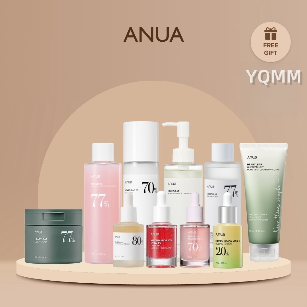Anua Series/Anua 77 toner/Anua ampoule/Anua lotion/cleansing oil/foam/Anua Pad/Anua peach /Anua Blemish/ dark spot serum