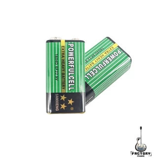 ถ่านเเบตเตอรี่ 9V. 🔋ถ่านกีตาร์โปร่งไฟฟ้า ถ่านอเนกประสงค์ 🔥ราคาถูก ใช้ได้นาน 6F22 9V