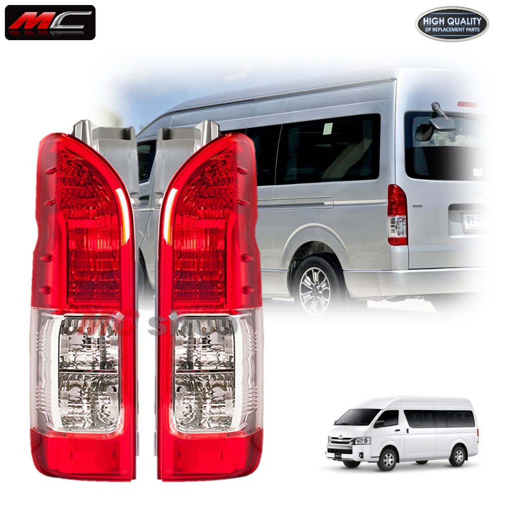 ไฟท้าย รถตู้ คอมมูเตอร์ commuter hiace ปี 2014 2016 2018 รุ่น ปี 2005 2007 2009 2011 2013 ใส่ได้ * 2014 TW*