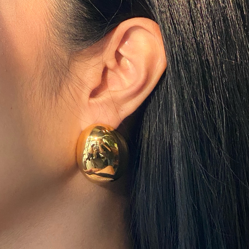 Eclat - Bean Earrings ต่างหูทองแป้น