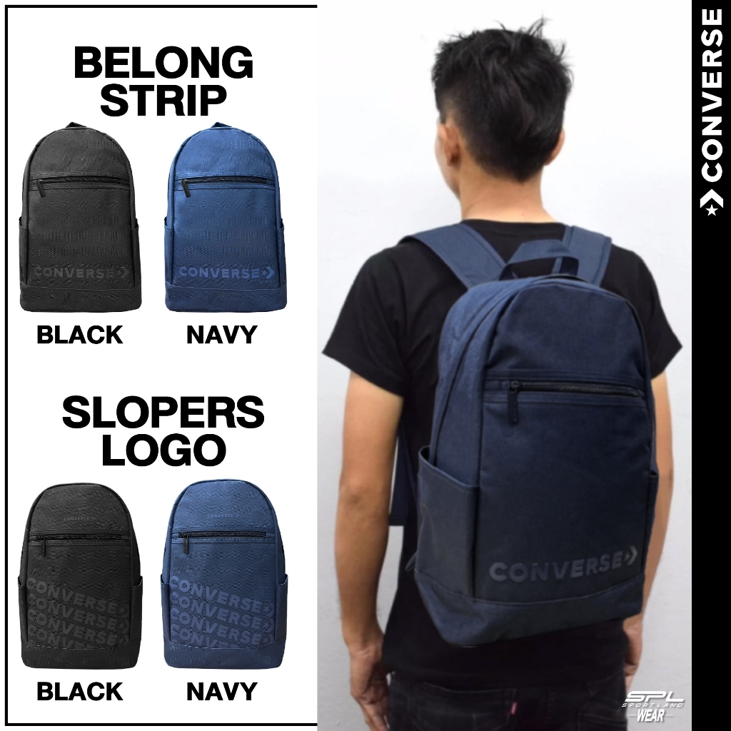Converse Collection กระเป๋าเป้ Backpack Bts Belong Strip 1261799 และ Bts Fifth รุ่น 126000992 (890) [Sportlandwear]