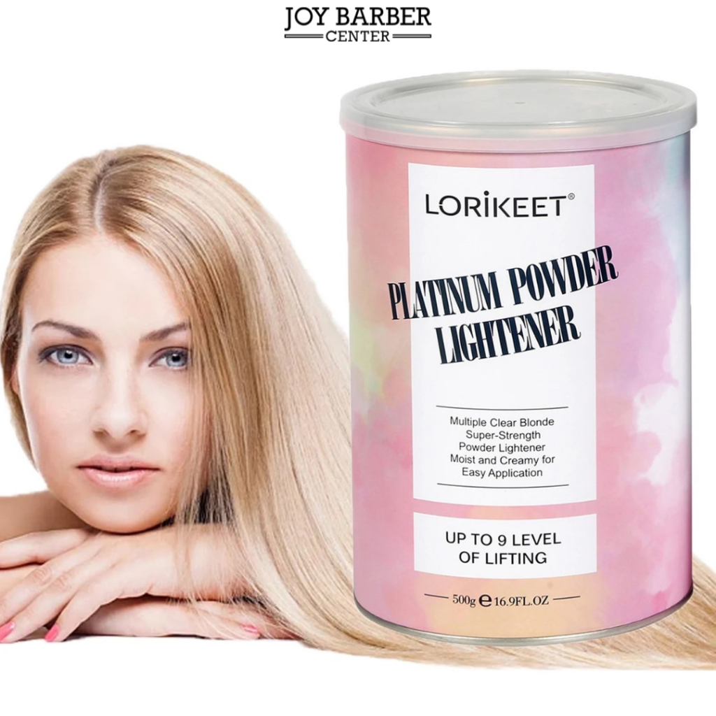 (พร้อมส่ง) ผงฟอกสีผม LORIKEET ผงกัดสีผม Bleaching Powder Lightener 500g แบบกระปุก มีให้เลือก 3 สี