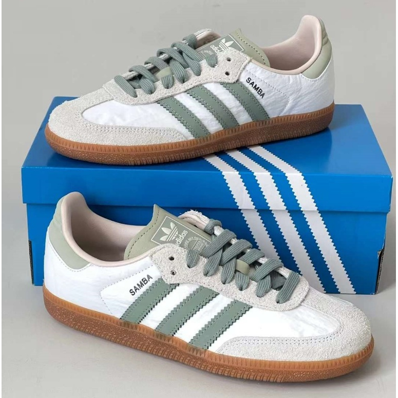 (ของแท้ 100%) adidas originals Samba รองเท้าผ้าใบลำลองและสบายสำหรับผู้ชายและผู้หญิง